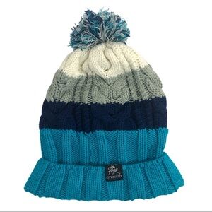 City Hunter Cable Knit Sweater Like Beanie